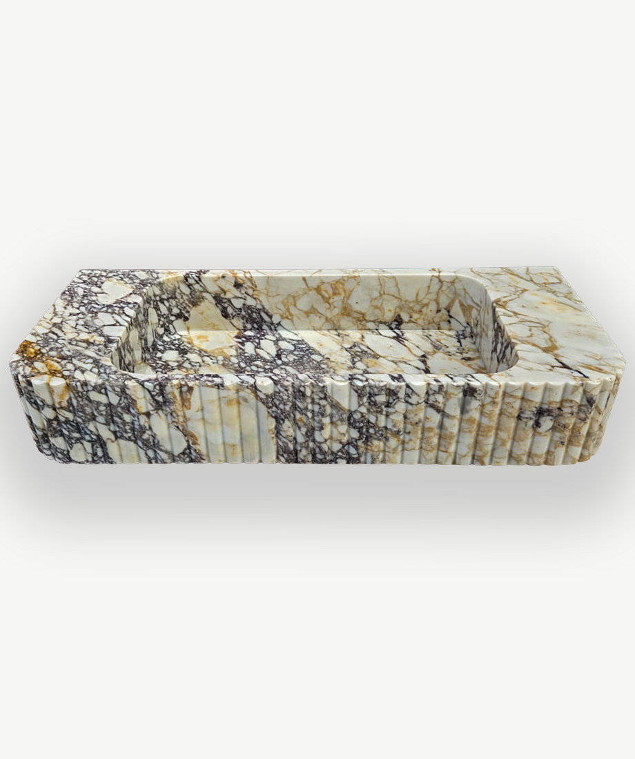 Wide Fluted Trough Sink - Görsel 4
