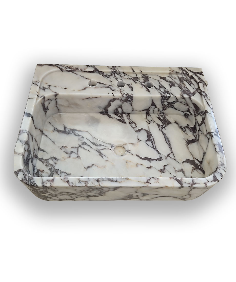 Calacatta Viola Fluted Trough Sink - Image 3