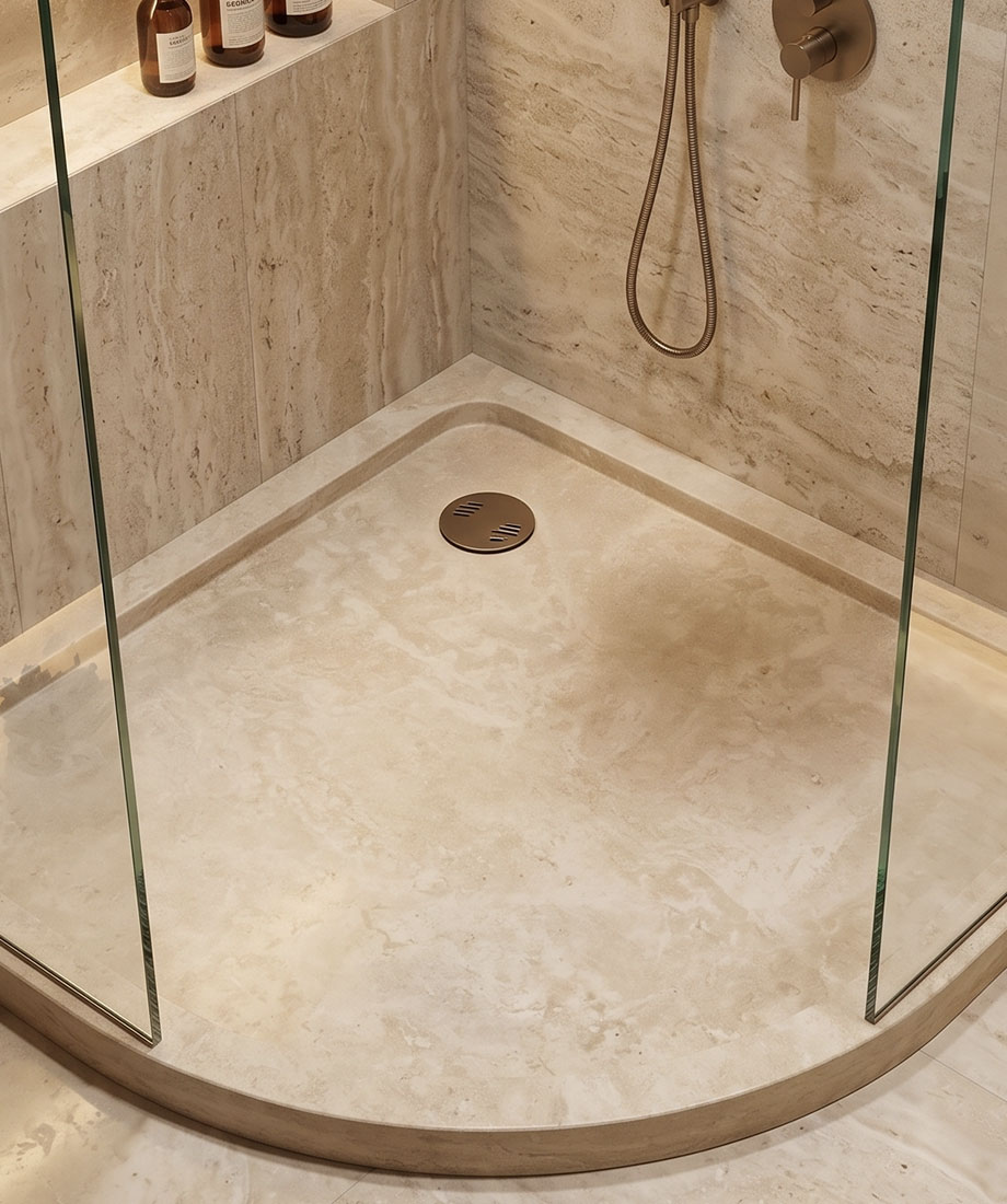 Corner Shower Tray - Image 2