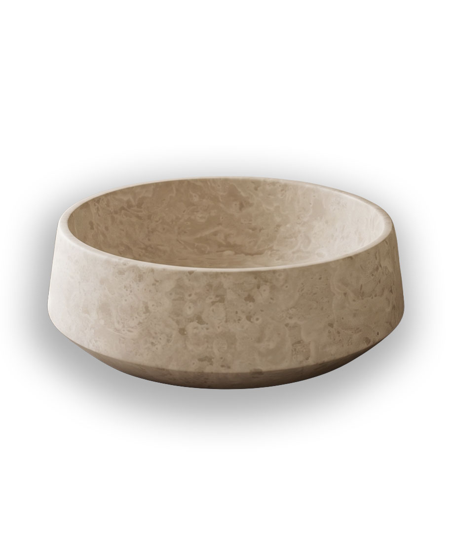 Travertine Round Wash Basin - Image 3